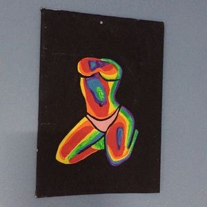 Thermal body paintings (self painted)